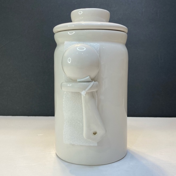 Rae Dunn Home Collection TWO Canister with Spoon NWOT - Picture 4 of 7